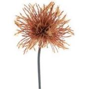 Kunstbloem sedum flocked brown, 48 cm