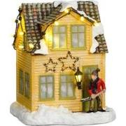 House yellow l13b12.5h15.5 cm bo