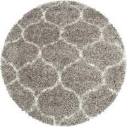 Tapijtenloods Opera Soft Shaggy Rond Hoogpolig Vloerkleed Beige- 80 CM...