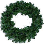 Alaskan kunstkerstkrans groen dia. 35 cm kerstversiering kerstboom