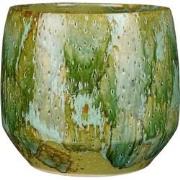 Mica Decorations Harris Bloempot - 32x32x29 cm - Keramiek - Groen