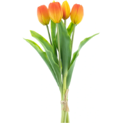 Bosje kunst tulpen Holland Sally X5 orange 36 cm