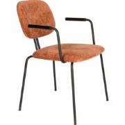 Housecraft Living Bouton Eetkamerstoelen met armleuning Terra - Set va...