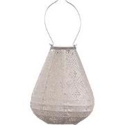 LUMIZ Solar Lampion Topaze Tulip - 20 cm - Licht Taupe