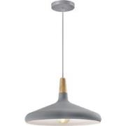 QUVIO Hanglamp rond grijs - QUV5132L-GREY