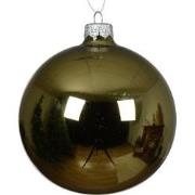 Kerstballen glas d10 cm rsmrn 4st U