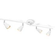 Home sweet home LED opbouwspot Alba 4 lichts ? 81 cm - wit