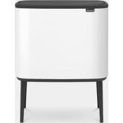 Bo Touch Bin, met 1 binnenemmer, 36 liter - White