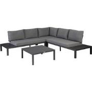 Exotan La Vida Loungeset Buiten Incl. Kussens - Aluminium - Grijs