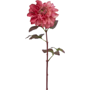 Kunstmatige roze en framboos dahlia steel H58