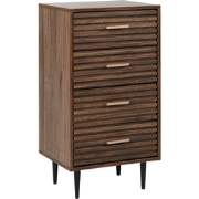 Beliani KEITH - Commode-Donkere houtkleur-MDF