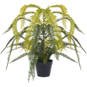 Beliani FERN LEAF PLANT - Kunstplant-Groen-Synthetisch materiaal