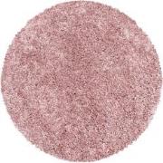 Tapijtenloods Monaco Soft Rond Shaggy Hoogpolig Vloerkleed Roze- 120 C...