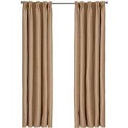 Larson - Luxe effen blackout gordijn - met haken - 3m x 2.5m - Donker ...