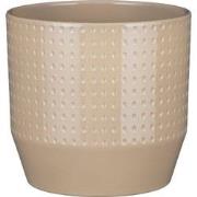 Mica Decorations Nola Bloempot - 19x19x18 cm - Keramiek - Beige