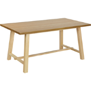 Beliani BARNES - Eettafel-Lichte houtkleur-MDF