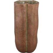 PTMD Bloempot Roddie - 23x22x50 cm - Cement - Roest