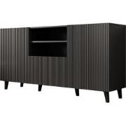 Meubella Dressoir Vintar - Antraciet - 150 cm