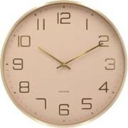 Wall Clock Elegance Glow