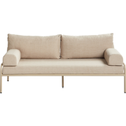 Beliani SOLOFRA - Tuinsofa-Beige-Aluminium