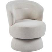 Draaifauteuil Moïse Beige - Giga Meubel