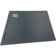 Composiet douchebak met schuine zijde Lisa ECO 109.5x115cm Egaal Zwart...