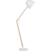 Beliani HETTON - Kinderlamp-Wit-Marmer, Eikenhout