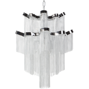 Beliani MUCONE - Hanglamp-Zilver-IJzer