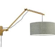 Wandlamp Andes - Bamboe/Taupe - 95x47x55cm