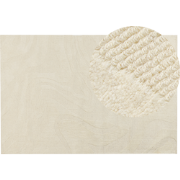 Beliani SASNAK - Laagpolig-Beige-Wol