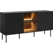 Meubella Dressoir Zone - Zwart - 150 cm