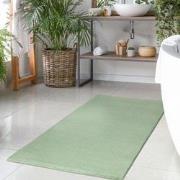 Paradise Fluffy Badmat Hoogpolig Anti-Slip Groen - 40x60 CM- 40x60 CM