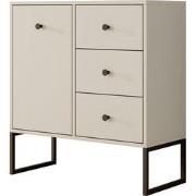 Meubella Dressoir Lyndall - Beige - 77 cm - Met lades