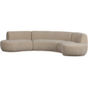 WOOOD Batavier Bank - Polyester - Naturel - 75x336x180