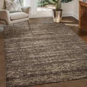 Relax Oslo - Laagpolig Effen Vloerkleed - Modern Tapijt - Bruin- 300x4...