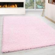 Tapijtenloods Basic Shaggy vloerkleed Roze Hoogpolig- 120x170 CM