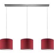 hanglamp beam 3 bling Ø 25 cm - rood