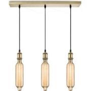 Home sweet home hanglamp Vintage brons 3L Beam Tube - amber