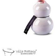 Villa Pottery  Witte vaas Barbapapa  - 10