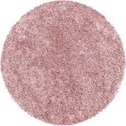 Tapijtenloods Monaco Soft Rond Shaggy Hoogpolig Vloerkleed Roze- 200 C...