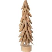 D- J-line - Boom Op Voet Takken Hout Naturel Medium - 16x16x50cm