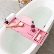 Decopatent® Badplank - Uitschuifbaar 75 -> 110 Cm - Verstelbaar Bamboe...