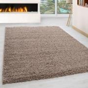 Tapijtenloods Basic Shaggy vloerkleed Beige Hoogpolig- 80x250 CM