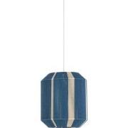 Light&living Hanglamp Ø36x43 cm KOZANA blauw+crème