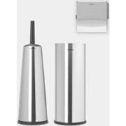 ReNew Toiletaccessoire-set, toiletborstel met houder, toiletrolhouder ...