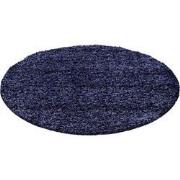 Tapijtenloods Basic Shaggy vloerkleed Donker Blauw Hoogpolig- 200 CM R...