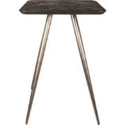 PTMD Fieron Black Wooden Bar Table Square