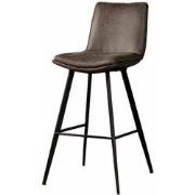 SIDD Pamplona barstool - fabric T-anthracite