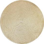 Krumble Placemat rond - PVC - Goud