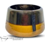 Villa Pottery  Andes vaas Goud Geel - 25x16.5